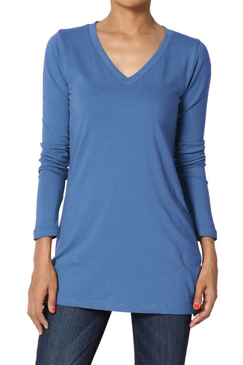 michael kors stretch cotton women's v neck|Stretch Silk and Cotton Ribbed V.